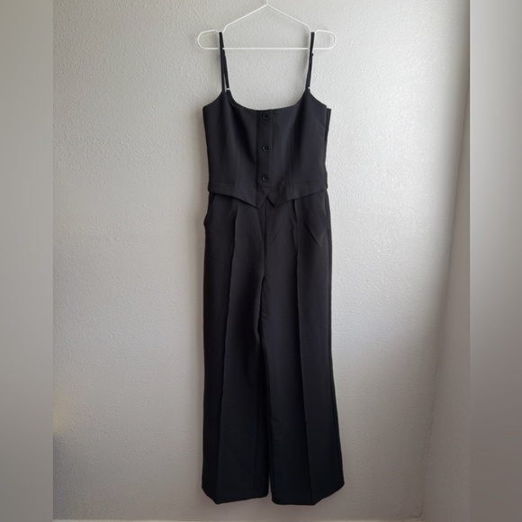 PISTOLA Marcia Tailored Black Jumpsuit - Picture 3 of 11